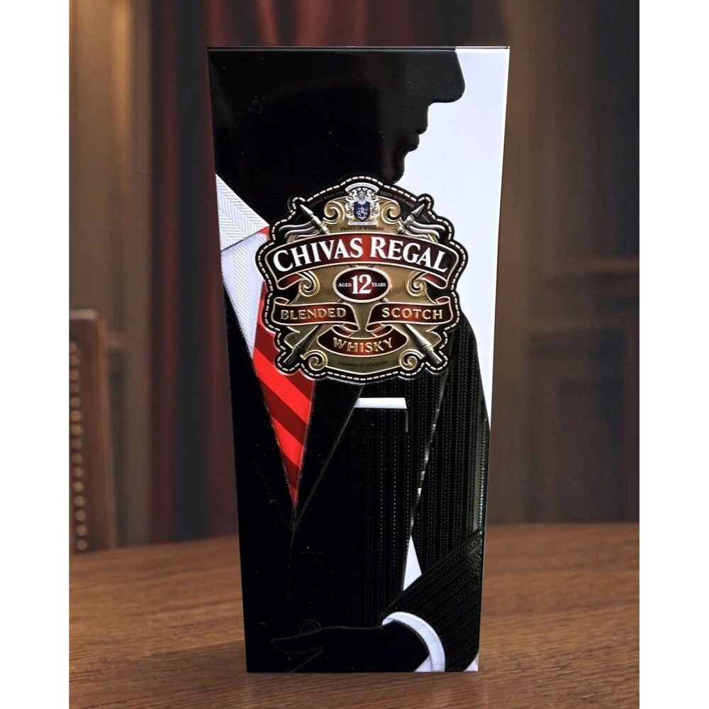 Chivas Regal Blended Scotch Whisky Made for Gentlemen Ltd Edition Tin Empty 2013